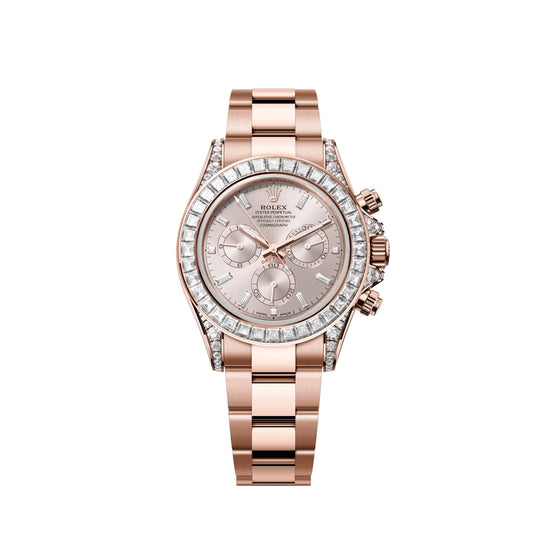 Daytona Rose Gold Sundust Diamond Dial Diamond Bezel image 0