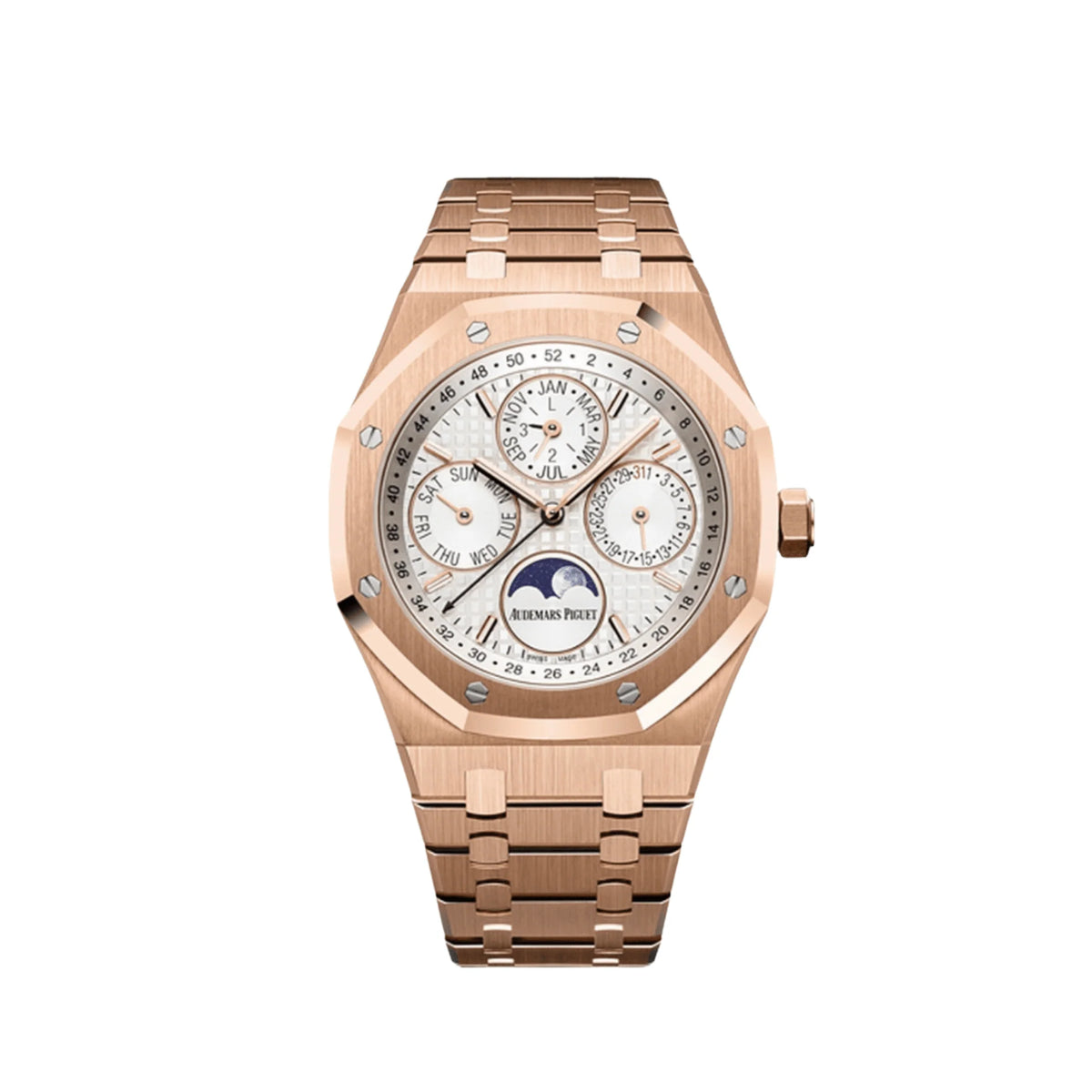 Royal Oak Perpetual Calendar Rose Gold Silver Dial (2021) image 0