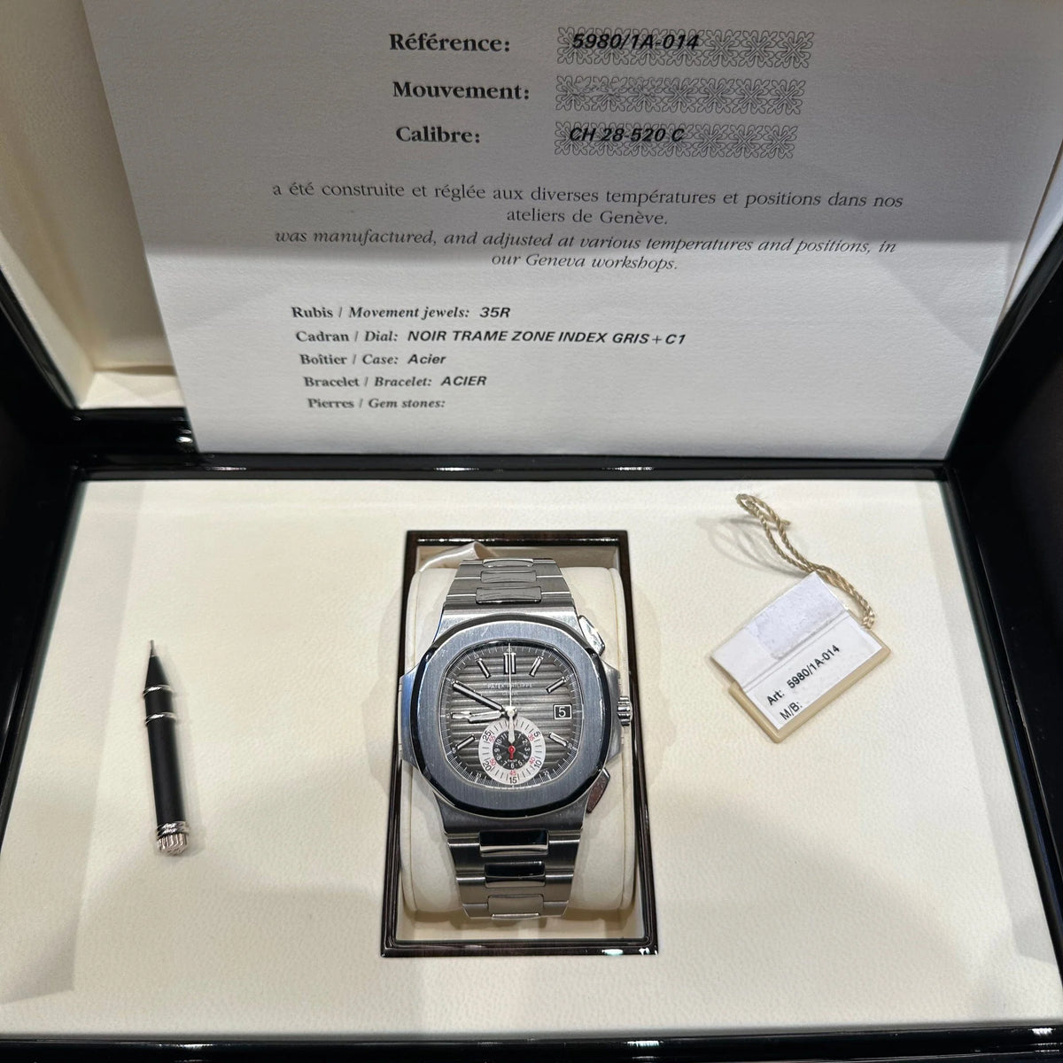 Nautilus Chronograph Stainless Steel Grey Dial (2013) image 1