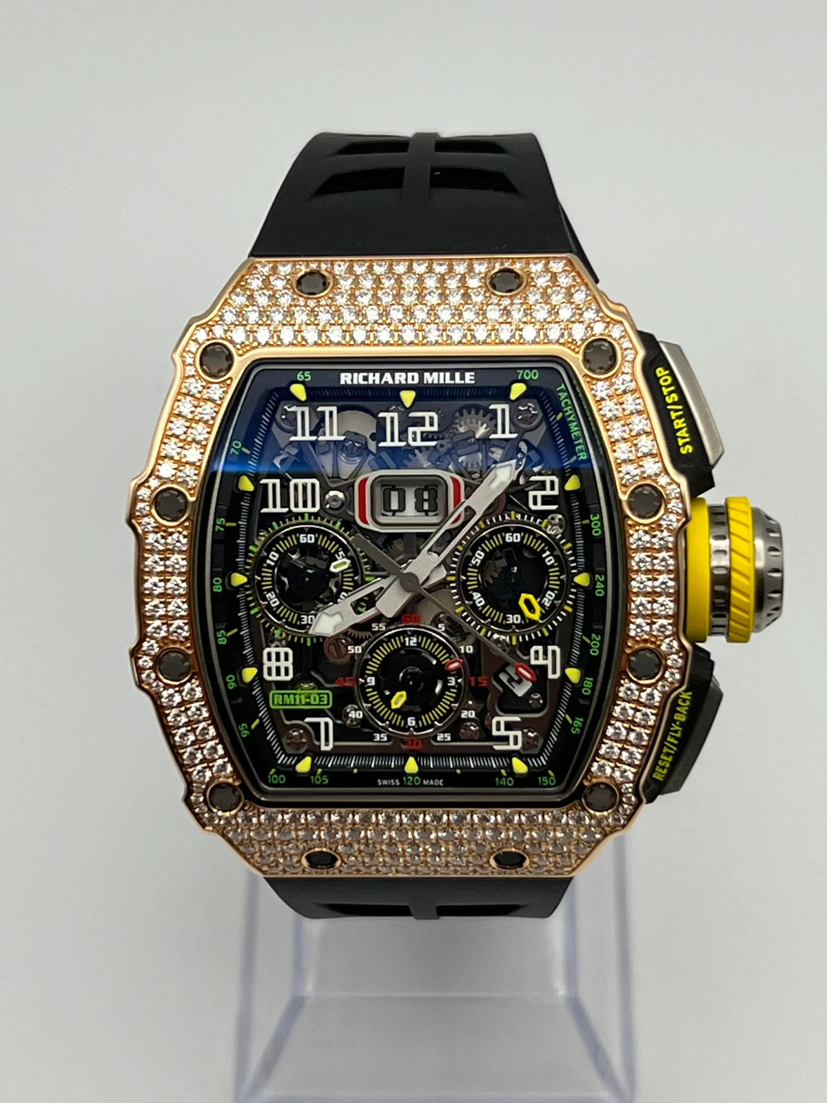 Flyback Chronograph Diamond Set Rose Gold image 1