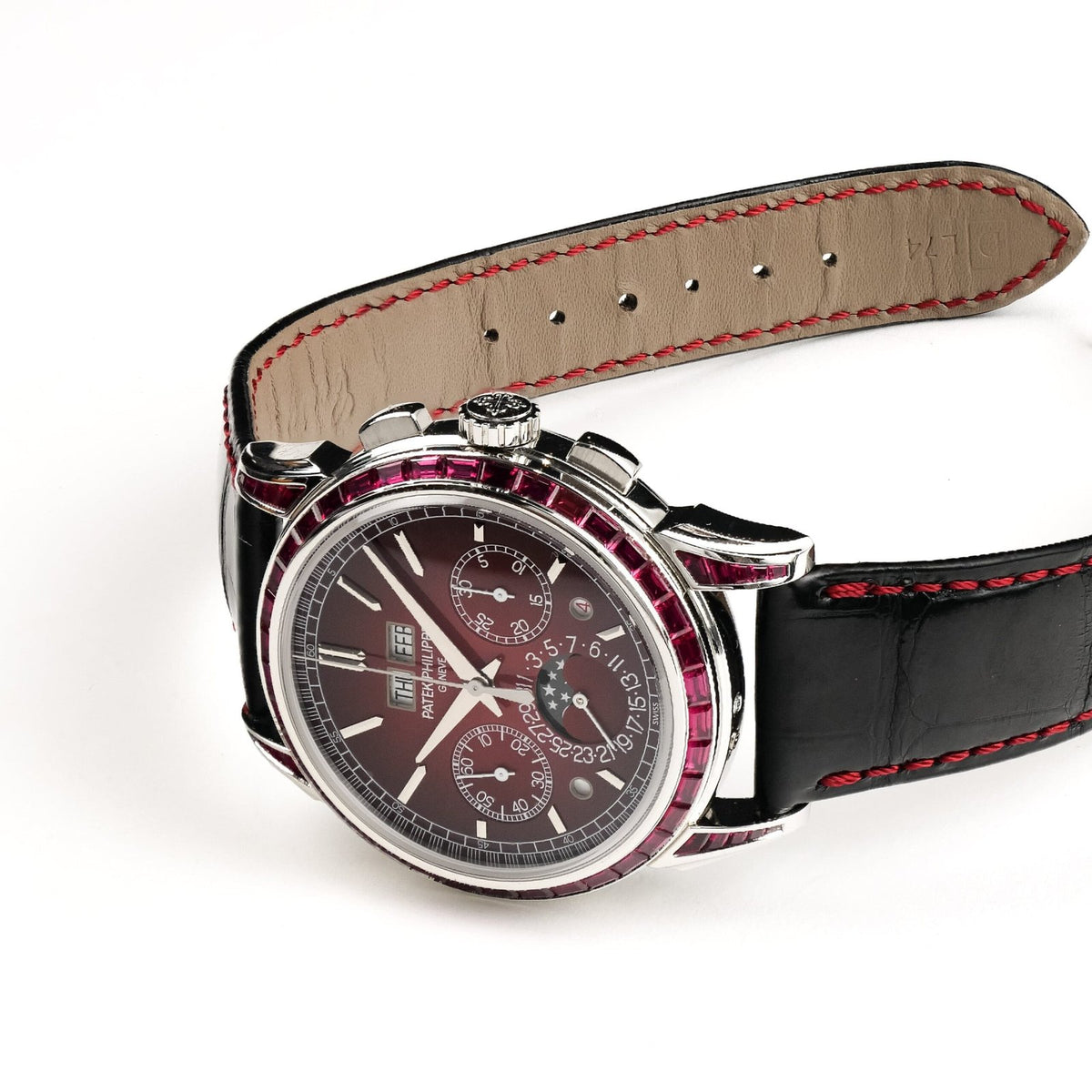 Grand Complications Perpetual Calendar Chronograph Platinum Baguette Rubies image 3