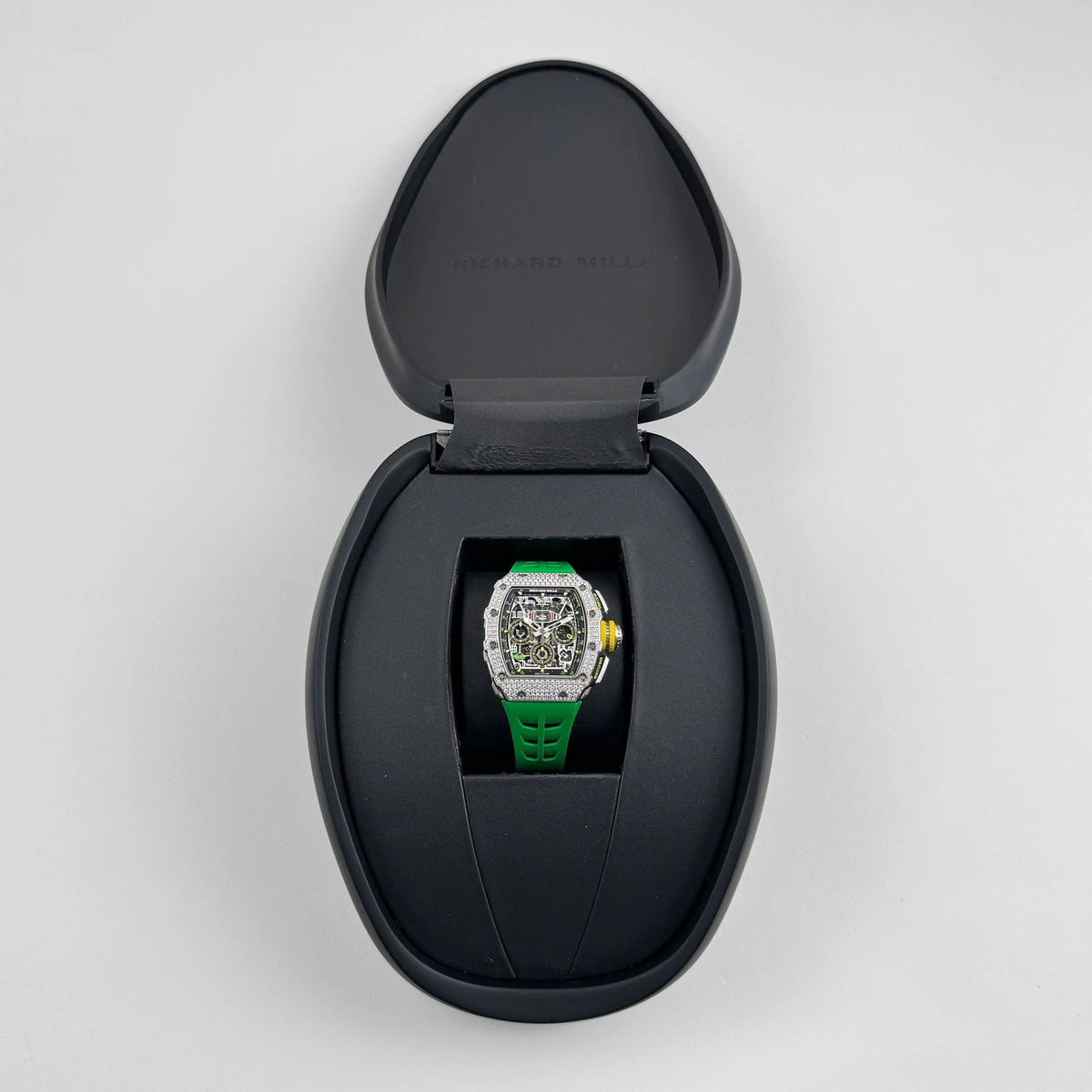 RM 11-03 Flyback Chronograph White Gold Diamond Bezel (2019) image 1