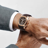 Aquanaut Chronograph Rose Gold Brown Dial image 7