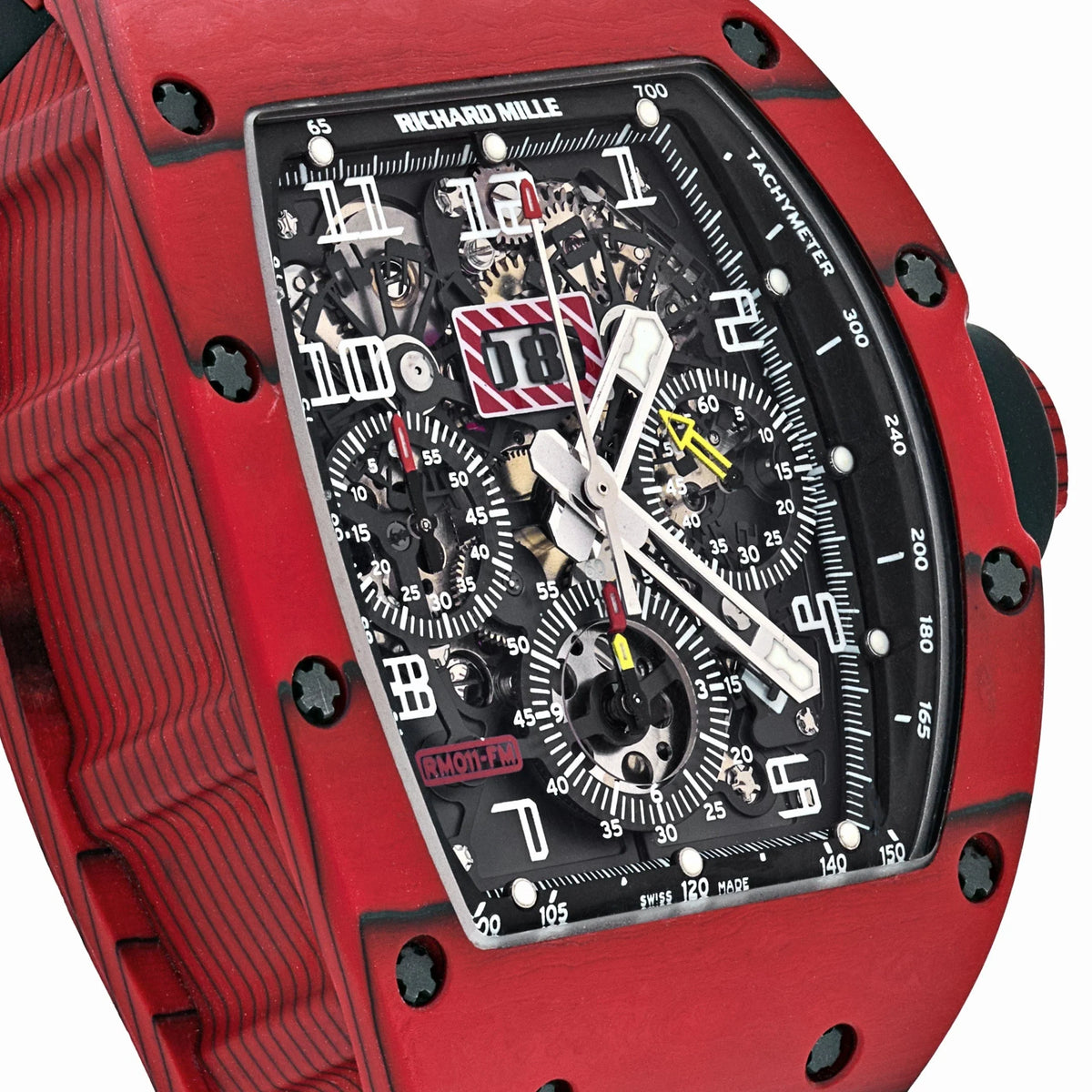 RM 011 Automatic Flyback Chronograph Red Quartz TPT image 2