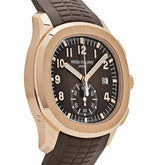 Aquanaut Chronograph Rose Gold Brown Dial image 3