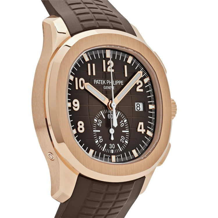 Aquanaut Chronograph Rose Gold Brown Dial image 3