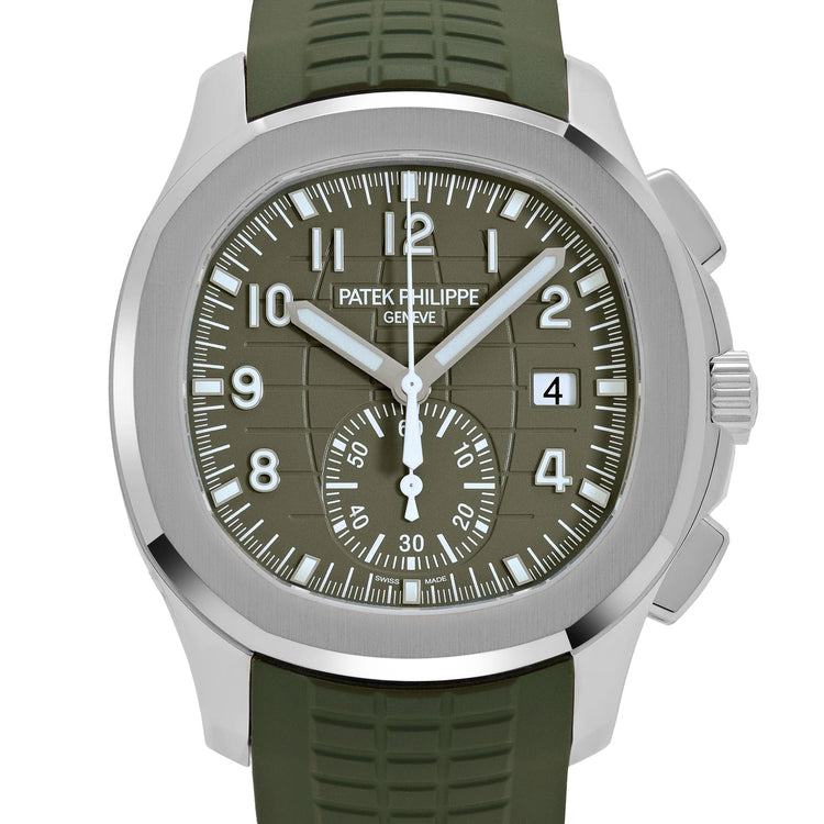 Aquanaut Chronograph White Gold Khaki Green Dial (2025) image 1