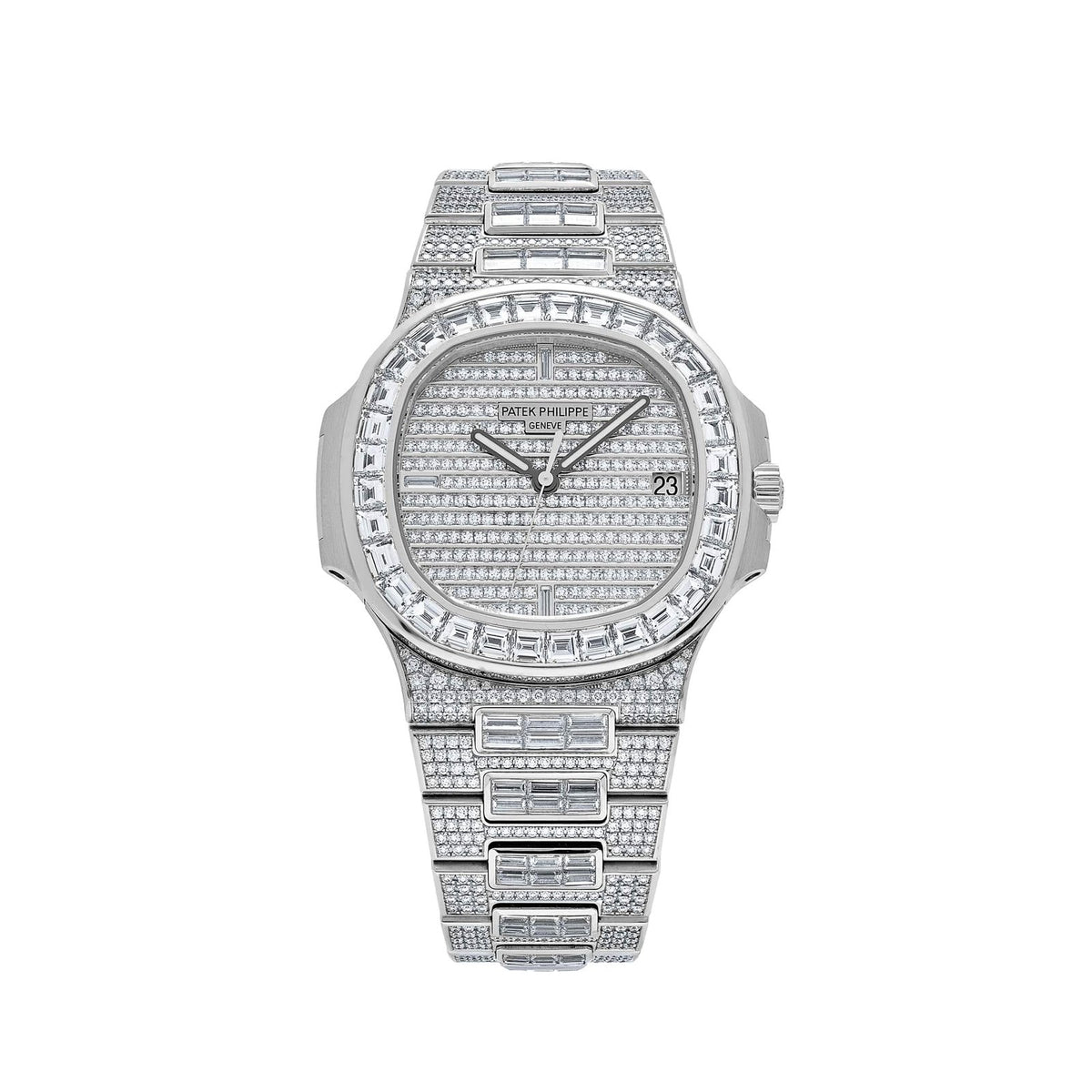 Nautilus White Gold Diamond Set (2019) image 0