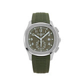 Aquanaut Chronograph White Gold Khaki Green Dial image 0
