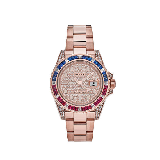 GMT-Master II Rose Gold Sapphire and Ruby image 0