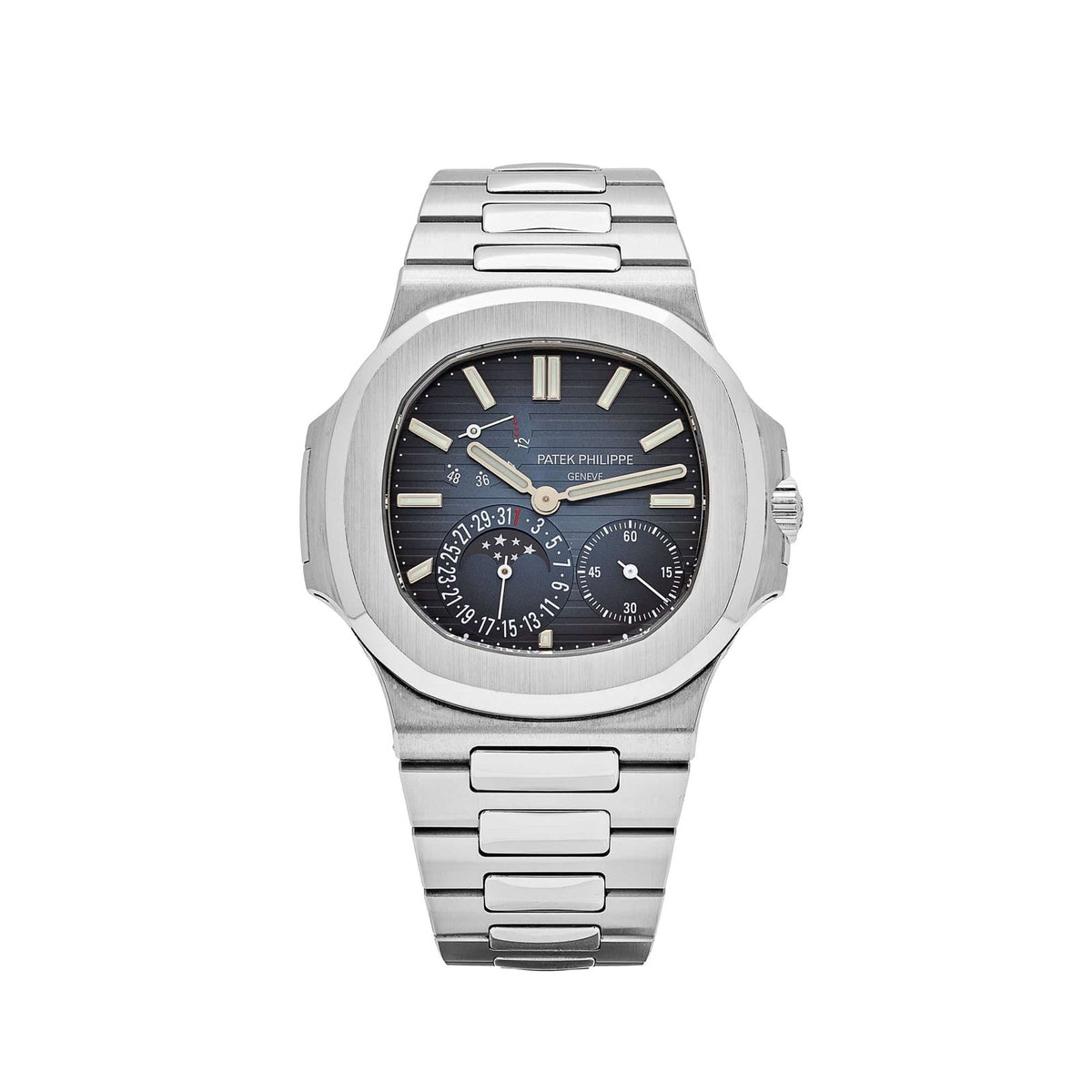 Nautilus Stainless Steel Blue Dial Moon Phases (2023) image 0