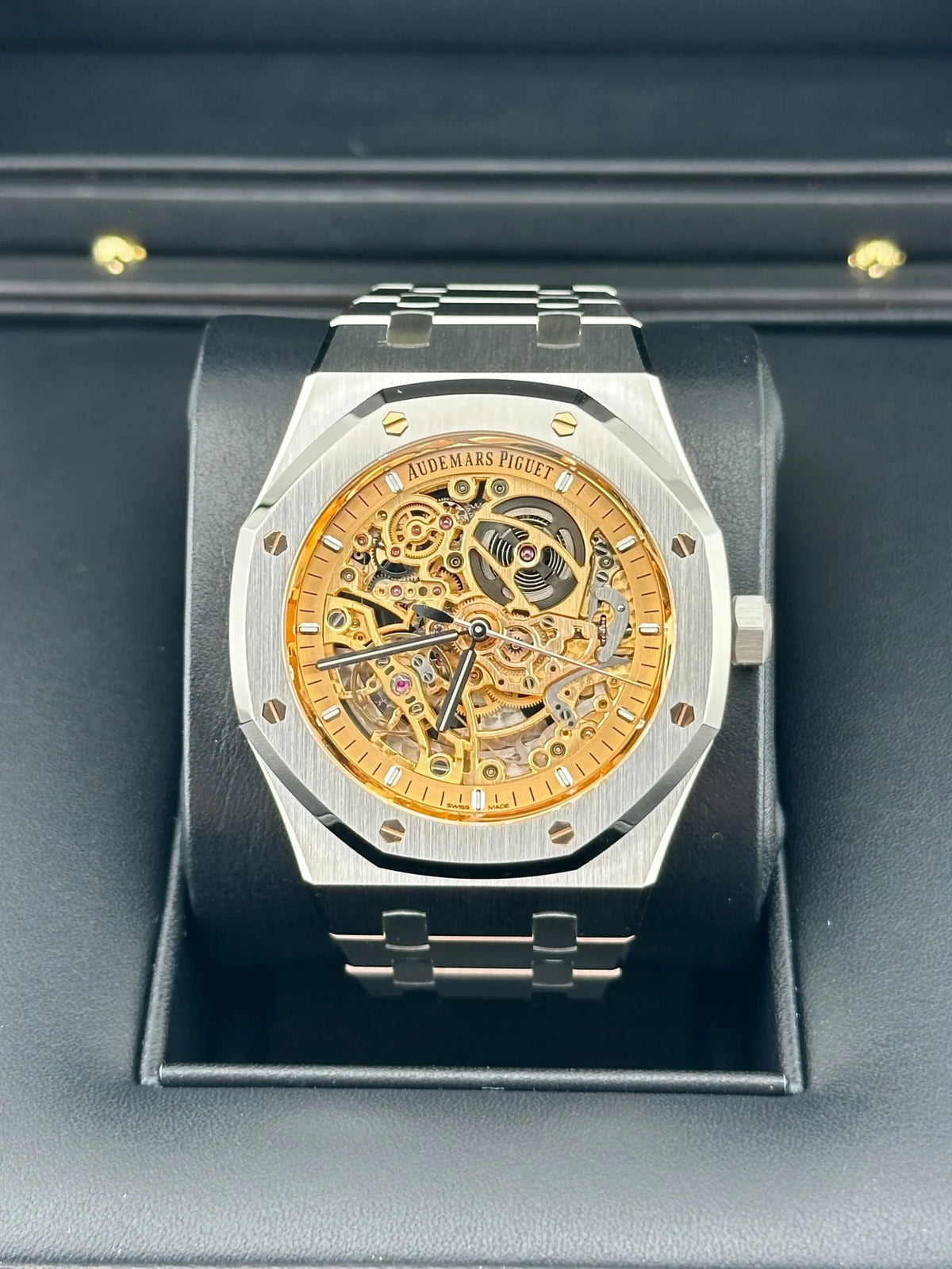 Royal Oak Double Balance Wheel Openworked Steel Pink Gold Dial (2024) image 2