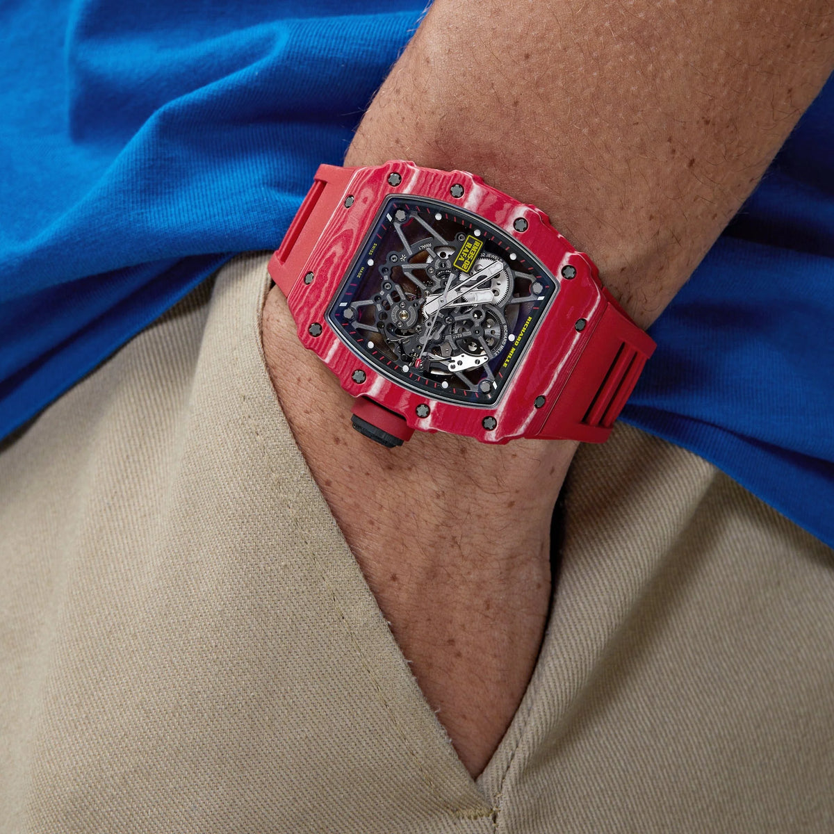RM 35-02 Rafael Nadal Automatic Red Quartz TPT image 6
