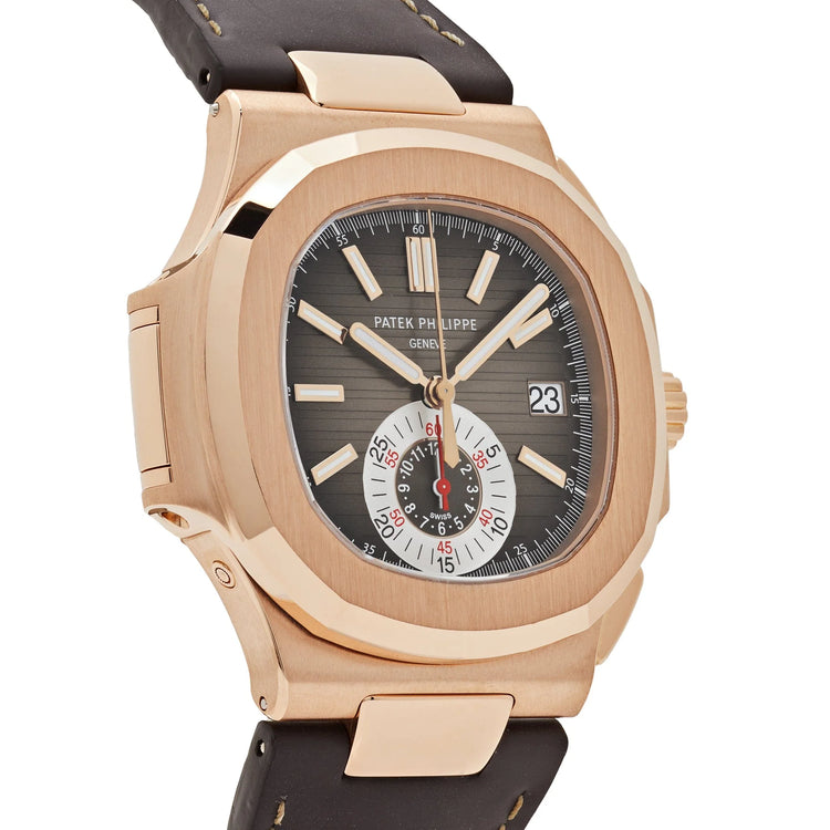 Nautilus Chronograph Rose Gold Brown Dial (2016) image 5