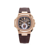 Nautilus 5980R-001 Chronograph Rose Gold Brown Dial image 0