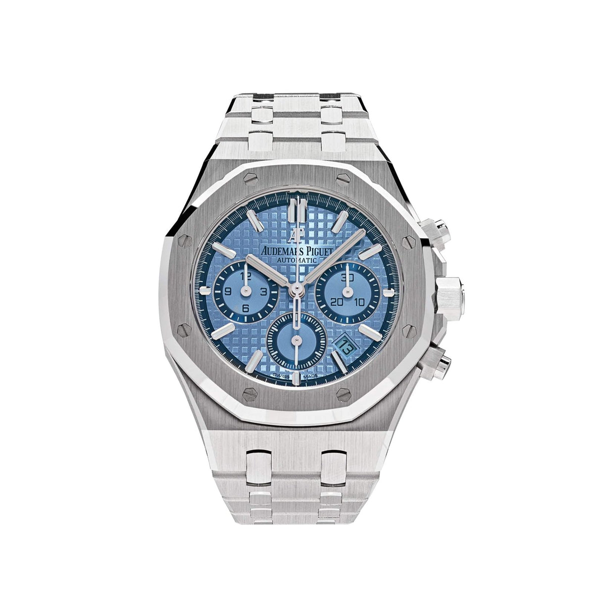 Royal Oak Chronograph White Gold Light Blue Dial Limited Edition image 0