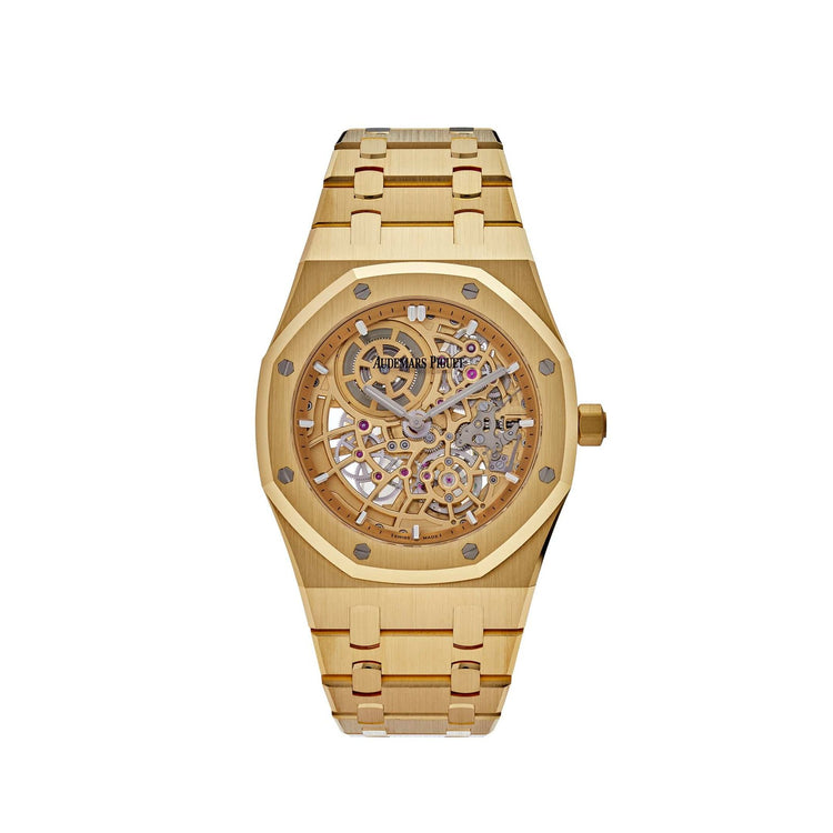 Royal Oak Jumbo Extra-Thin Yellow Gold Openworked (2024) image 0