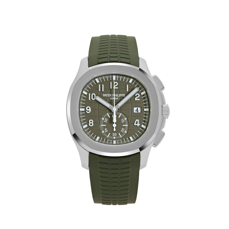 Aquanaut Chronograph White Gold Khaki Green Dial (2025) image 0