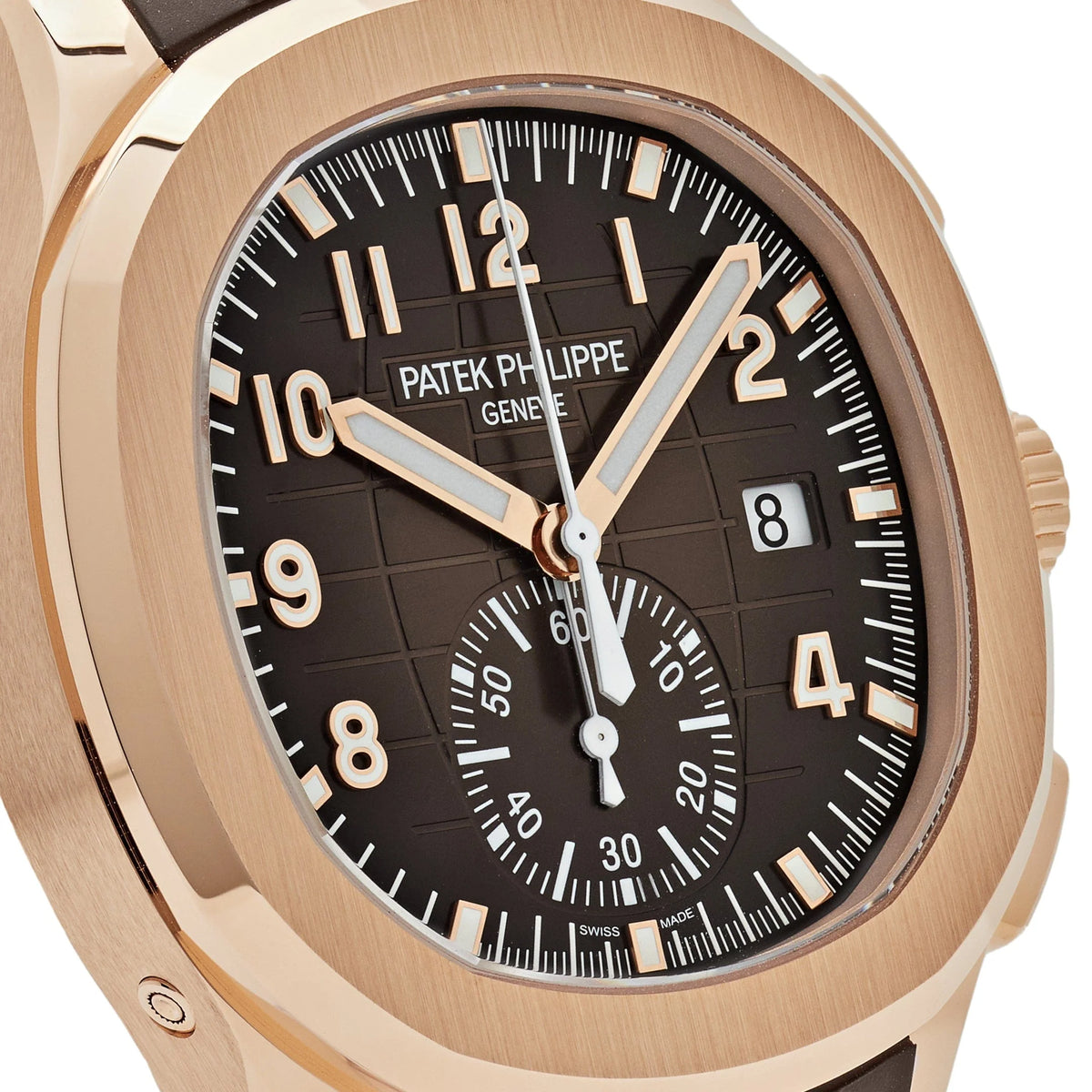 Aquanaut Chronograph Rose Gold Brown Dial image 4