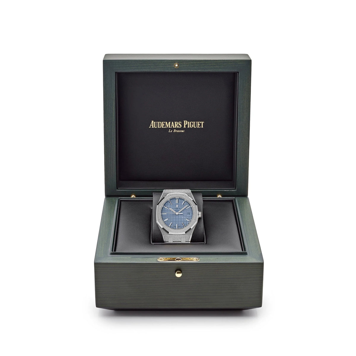 Royal Oak Ladies Selfwinding Frosted White Gold Blue Dial image 2