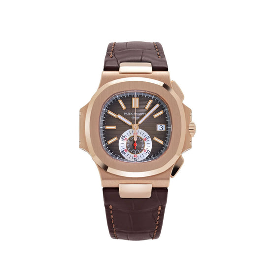 Nautilus Chronograph Rose Gold Brown Dial (2016) image 0