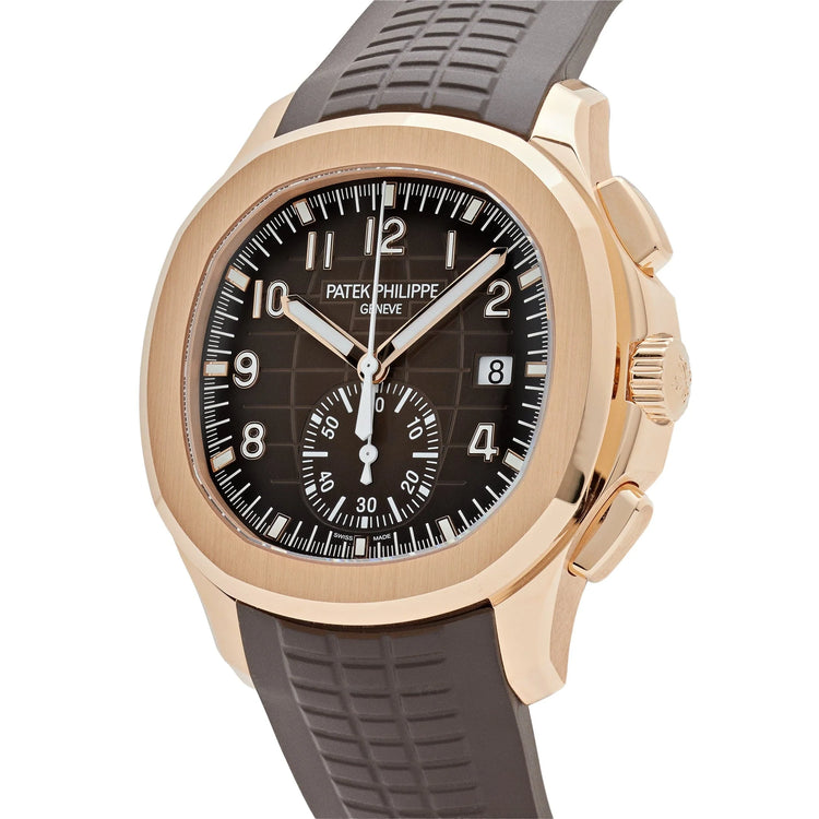 Aquanaut Chronograph Rose Gold Brown Dial image 5