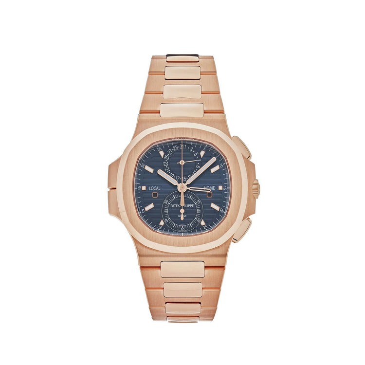 Nautilus Travel Time Chronograph Rose Gold Blue Dial (2025) image 0