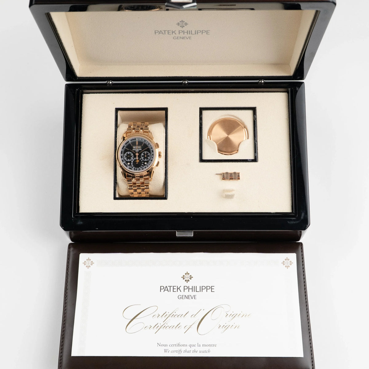 Grand Complications Chronograph Perpetual Calendar Rose Gold Black Dial (2021) image 11