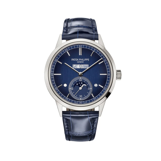 Grand Complications In-Line Perpetual Calendar Platinum Blue Dial image 0