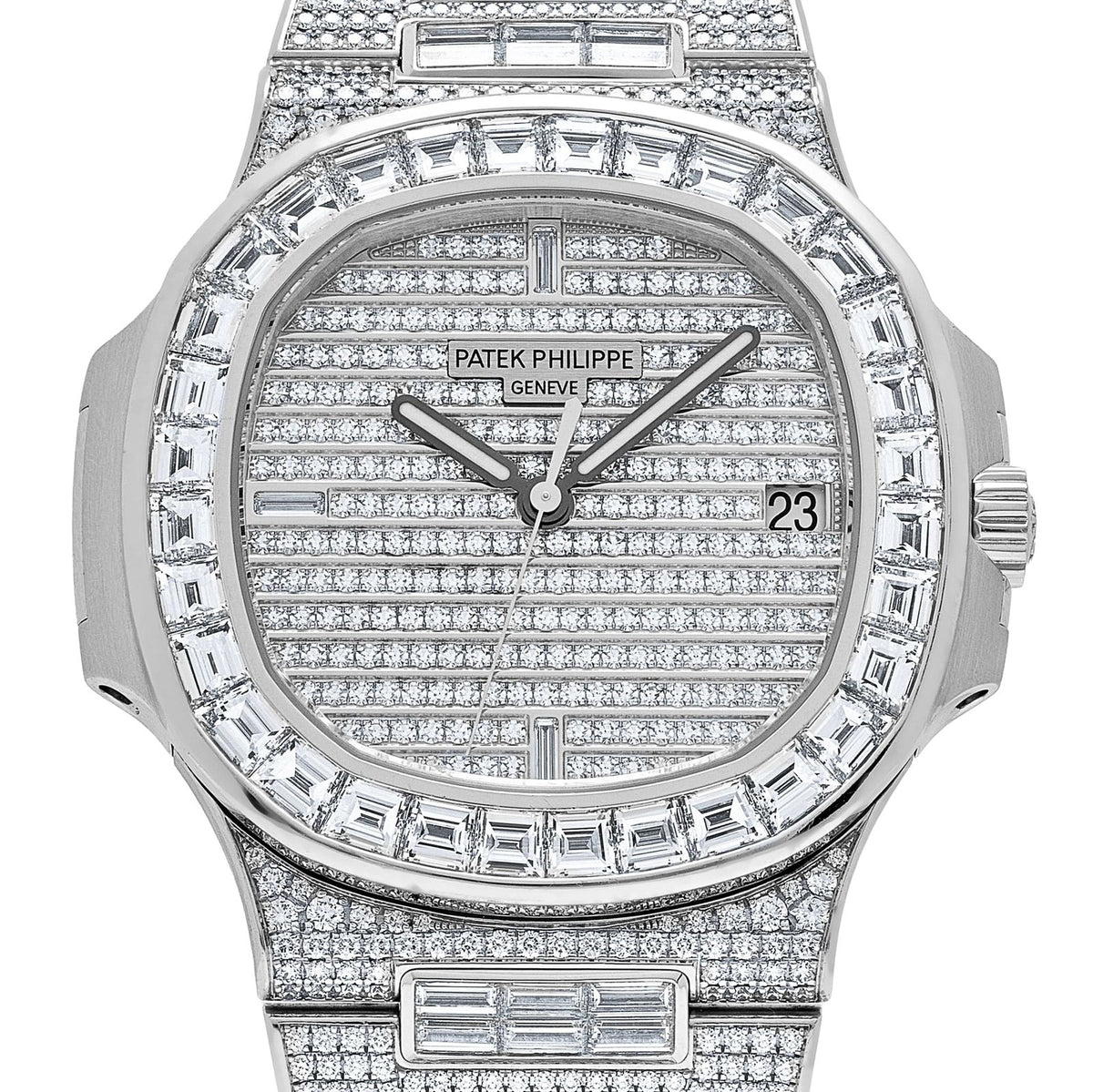Nautilus White Gold Diamond Set (2019) image 11