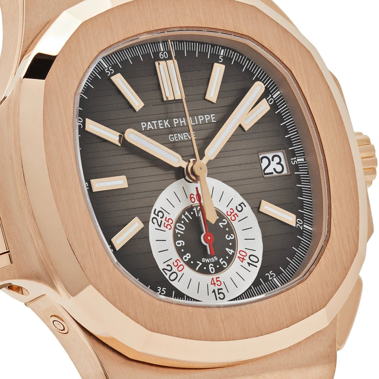 Nautilus Chronograph Rose Gold Brown Dial (2020) image 4