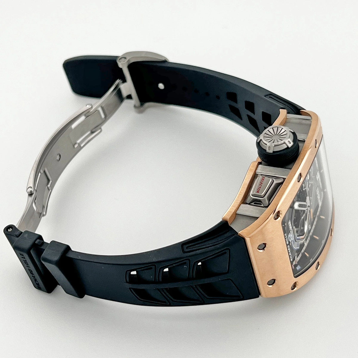 RM 30-01 Declutchable Rotor Rose Gold Skeleton Dial (2023) image 5