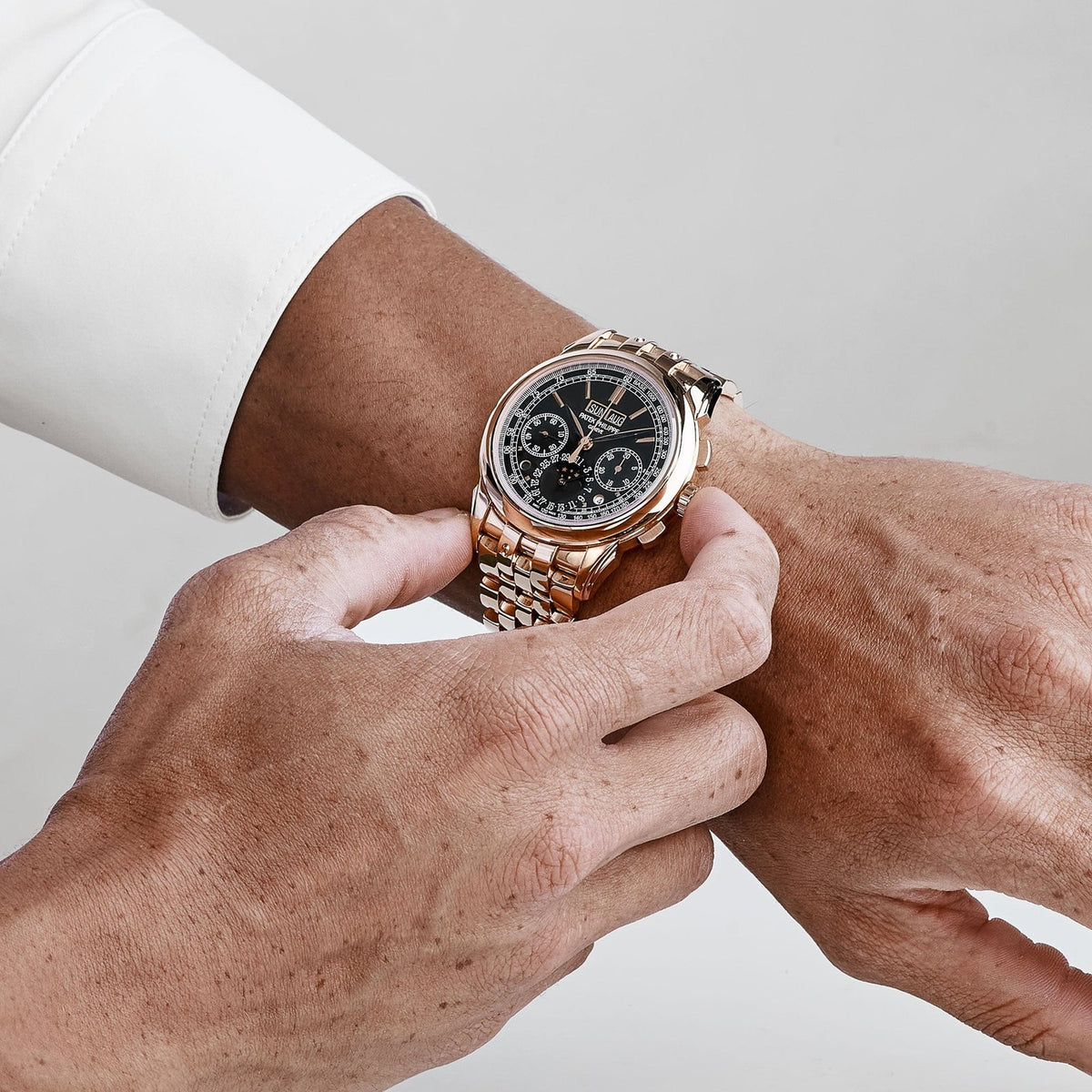 Grand Complications Chronograph Perpetual Calendar Rose Gold Black Dial (2021) image 1