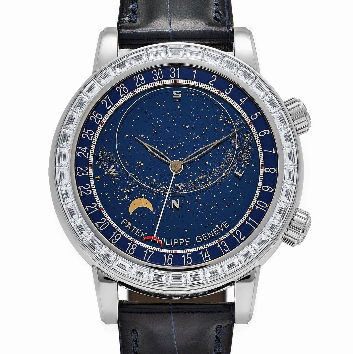 Grand Complications Celestial Joaillerie Platinum Diamond Baguette Bezel Blue Dial (2025) image 11
