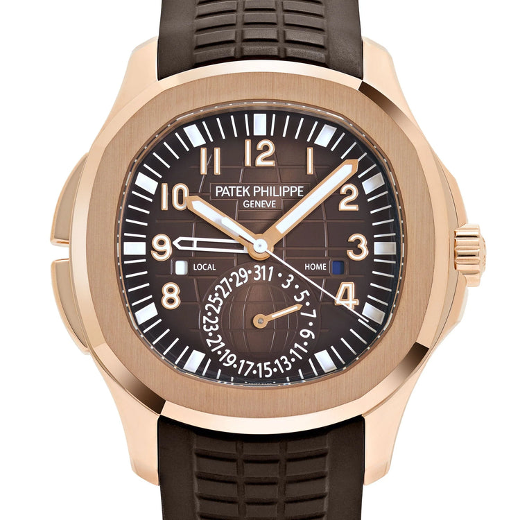 Aquanaut Travel Time Rose Gold Brown Dial (2020) image 2