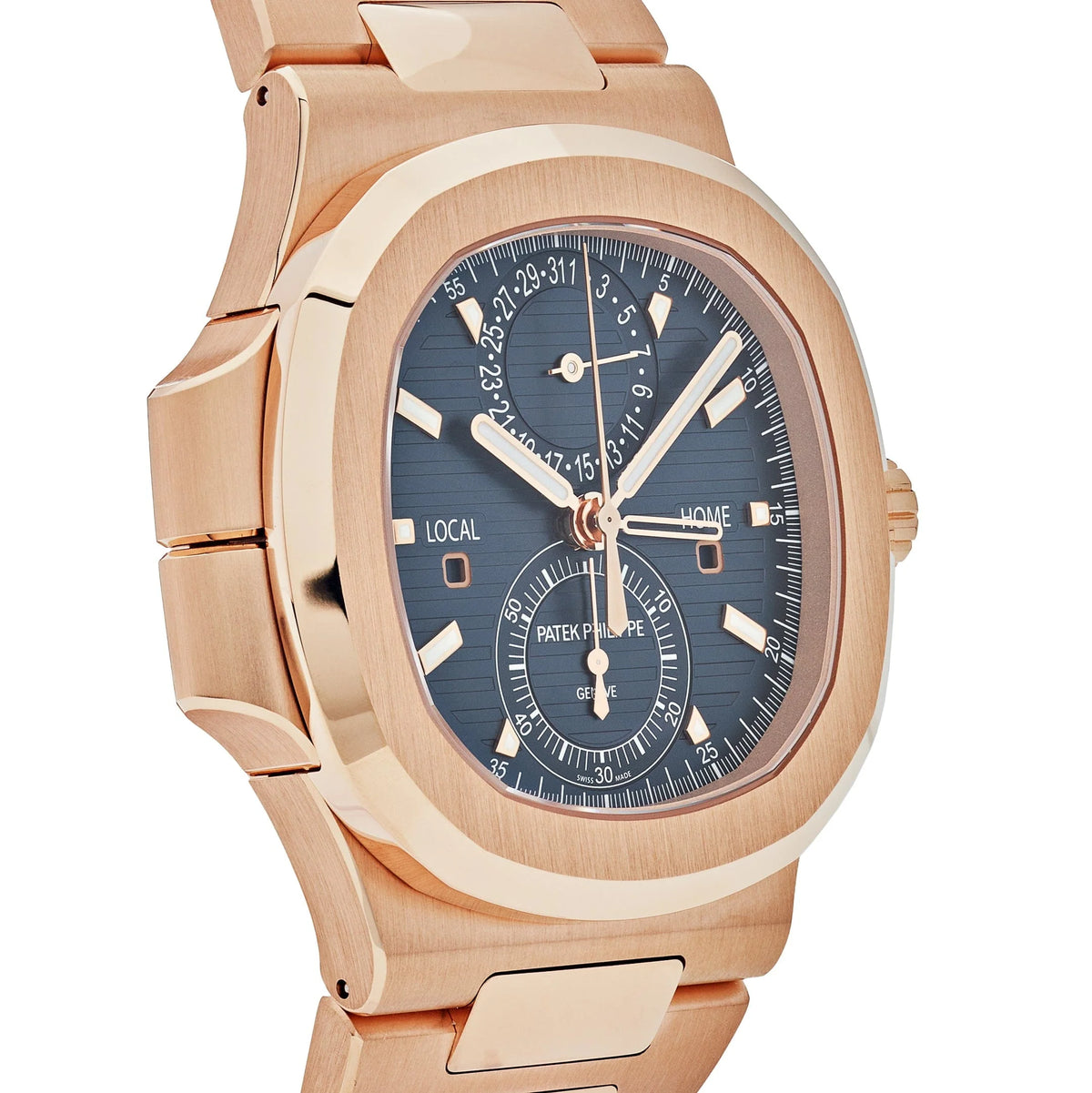 Nautilus Travel Time Chronograph Rose Gold Blue Dial (2025) image 2