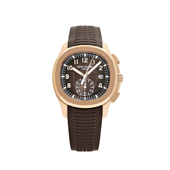 Aquanaut Chronograph Rose Gold Brown Dial image 0